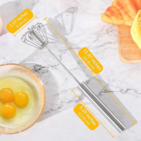 Hand Push Whisk Blender for Effortless Baking