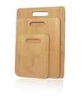 Bamboo Cutting Board Set for Kitchen Use, Versatile Chopping Boards