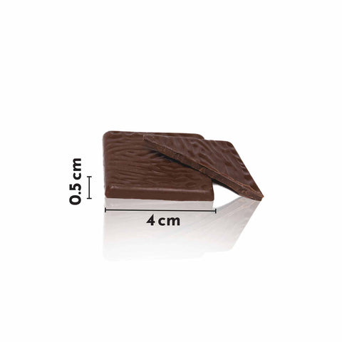 Wavy Flat Square Shape PC Polycarbonate Chocolate Mold