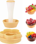 Tart Shell Molds, Pastry Dough Tamper Kit, Flower/Circle Cookies Biscuit