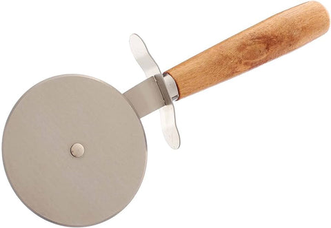 Premium Wood Pizza Cutter - Best Kitchen Cheese Slicer