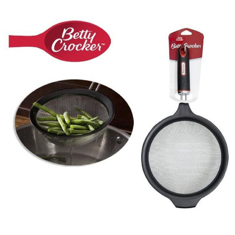 Betty Crocker Strainer with Silicone Handle, 37 x 18.8cm