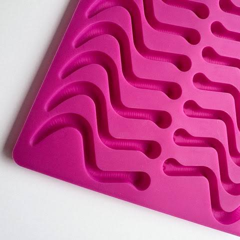 Gummy Worms Mold without Dropper