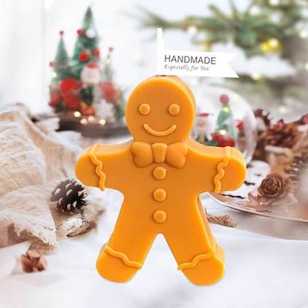 Christmas Gingerbread Man Silicone Baking Mold is a flexible, non-stick kitchen
