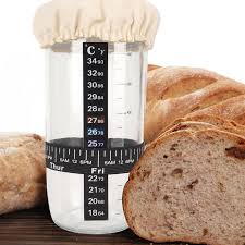 24oz Glass Fermentation Jar Set – Sourdough Starter & Proofing Jar