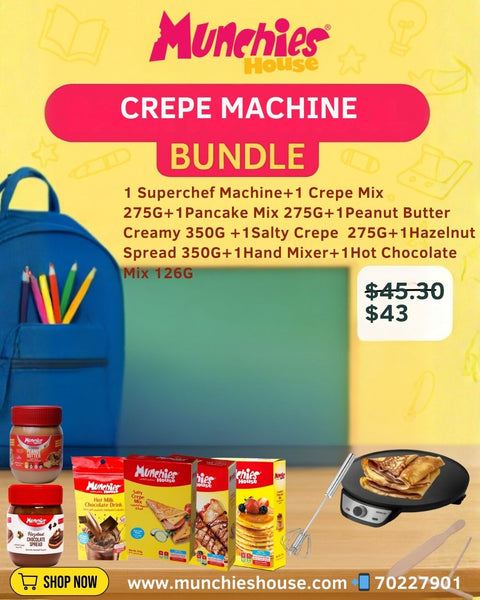 Crepe Mix: Egg-Free, Just Add Water